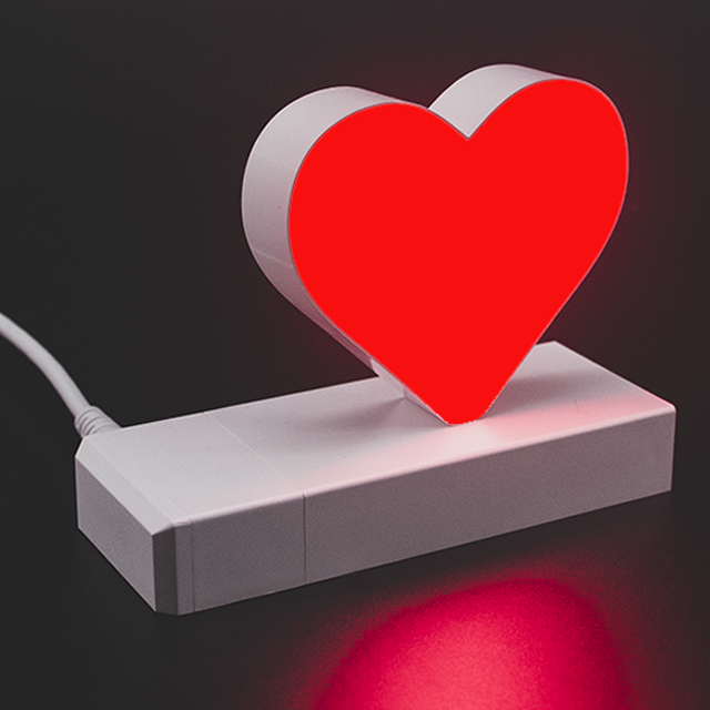 Heart Lightbox- Rechargable