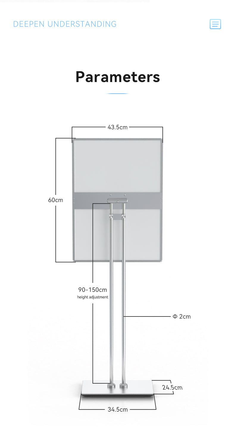 A2 Floor Standing Light Box