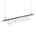 Ceiling Suspension Bar for Hang Letters