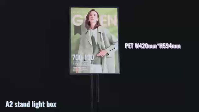 A2 Floor Standing Light Box