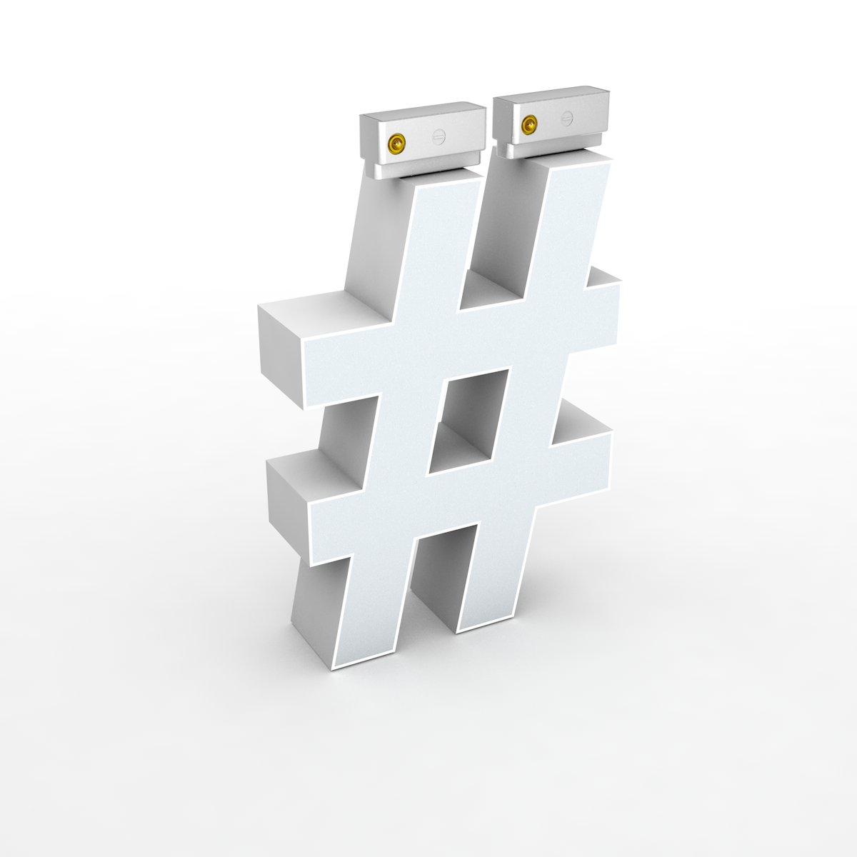 Top Track Hang Letter H150mm