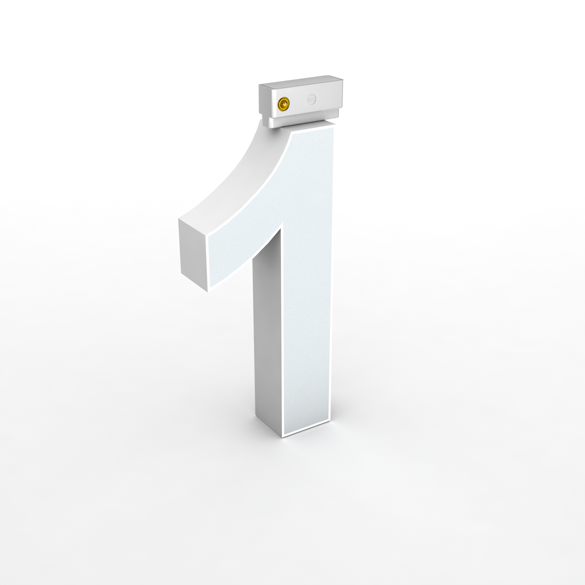 Top Track Hang Letter H150mm