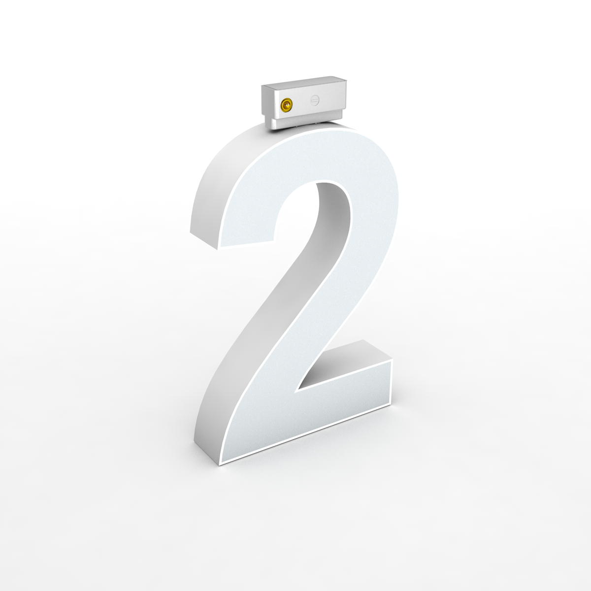Top Track Hang Letter H150mm