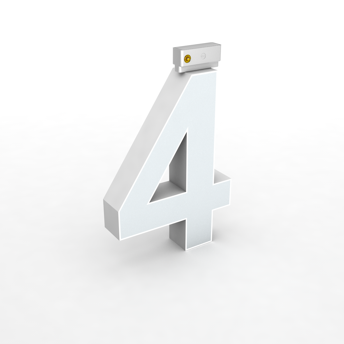 Top Track Hang Letter H150mm