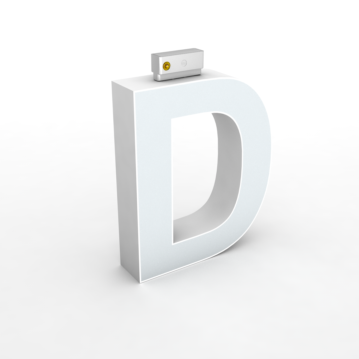 Top Track Hang Letter H150mm