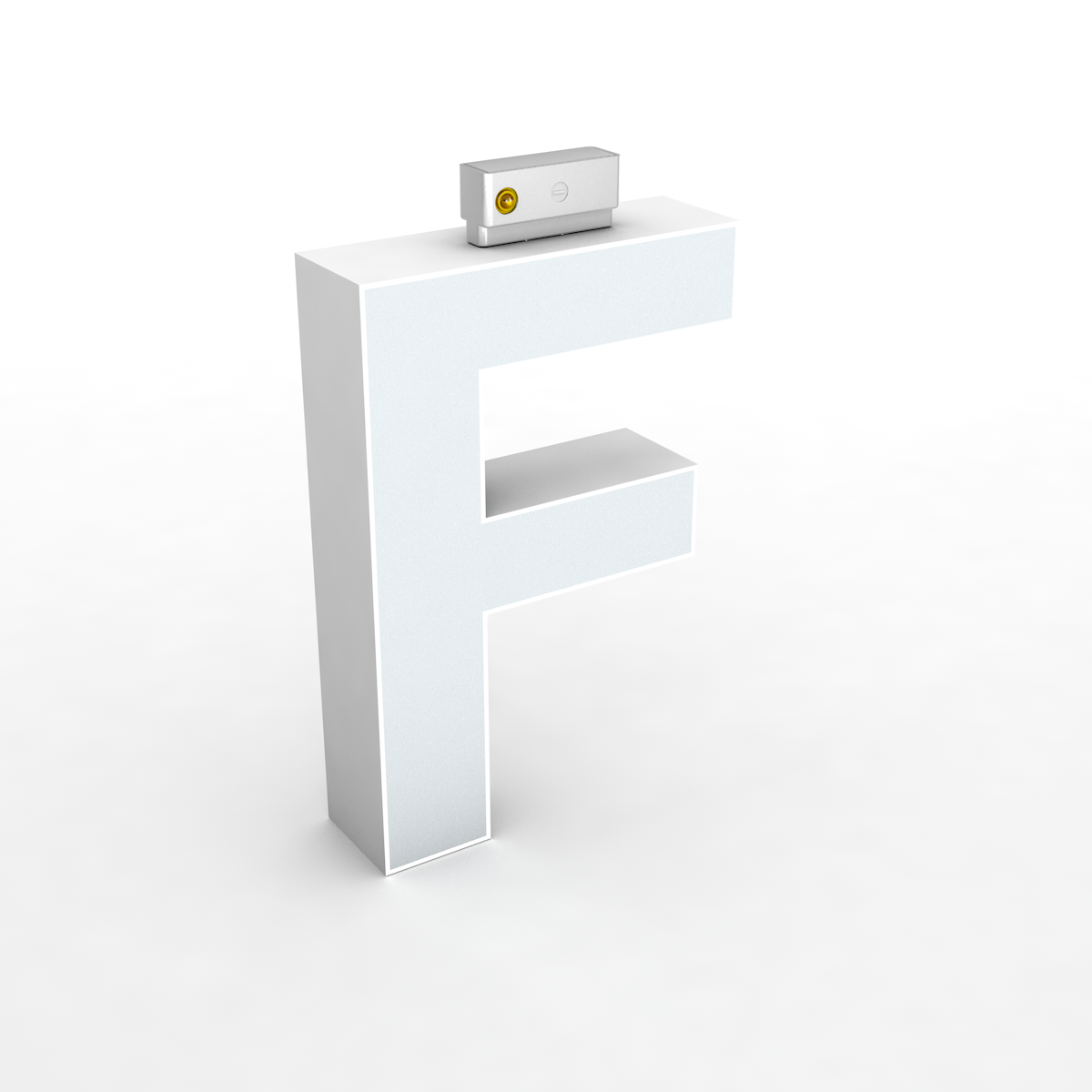 Top Track Hang Letter H150mm
