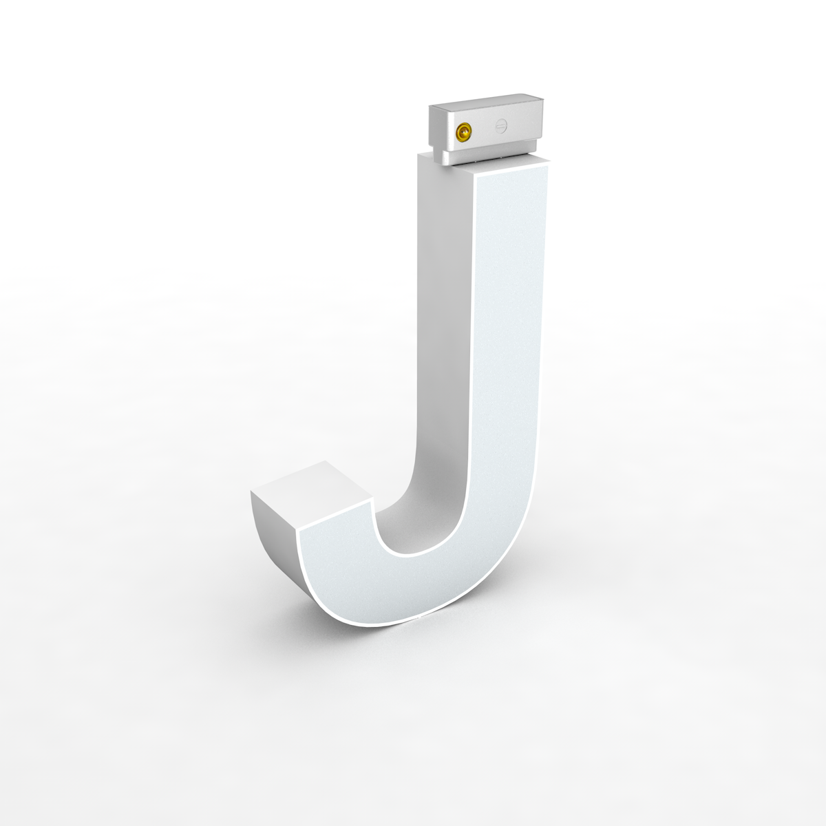 Top Track Hang Letter H150mm