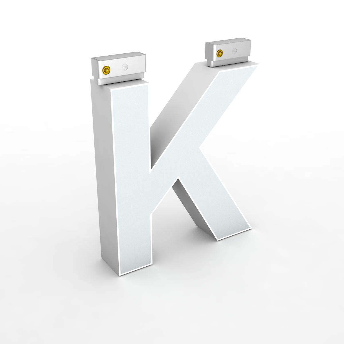 Top Track Hang Letter H150mm